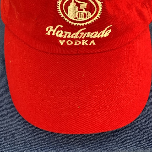 Tito's Handmade Vodka / Red Ball Cap / Hat with Austin Texas on the back - Picture 3 of 10